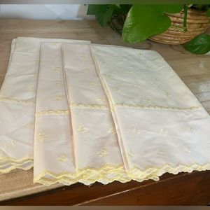 Vintage curtains 4 Panels